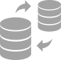 Datenset-Zusammenführung Icon